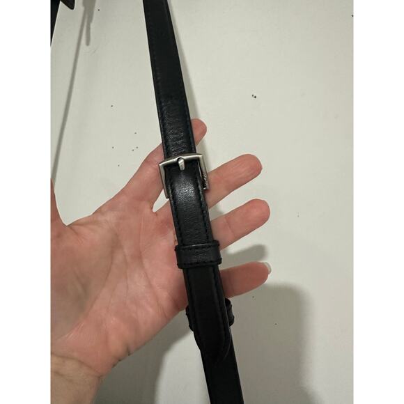 TUMI Mariella Collection Thalia Satchel In Black Calf Leather - Picture 12 of 13